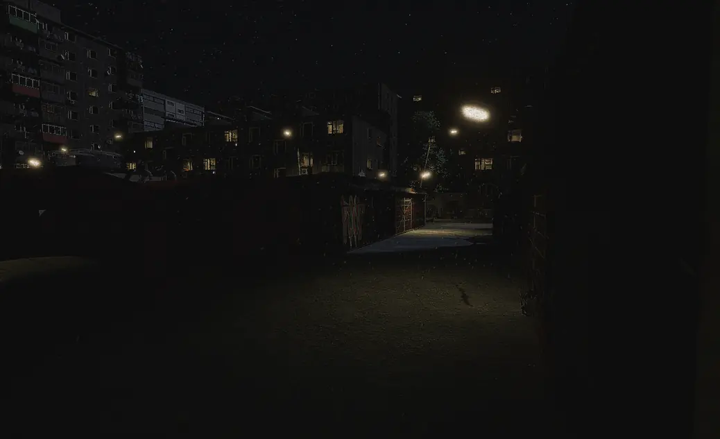 NightRecord — garage / snow loop