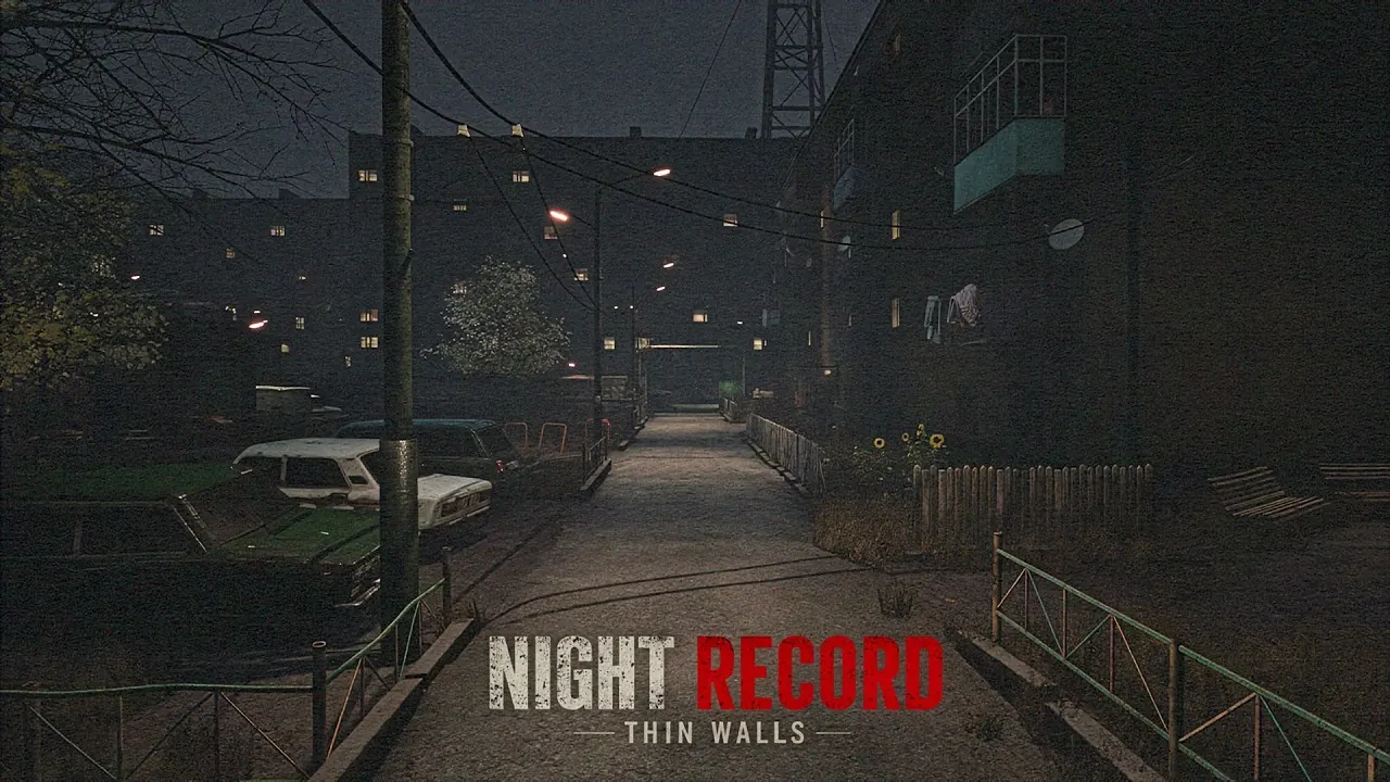 NightRecord: Thin Walls — çıkış fragmanından bir kare